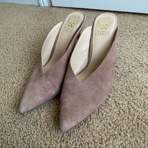 Vince Camuto Mauve Pink Mule Heels Size 8.5